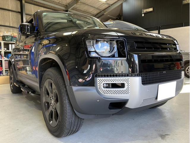 ディフェンダー　持ち込みサイドステップ取付
名古屋市　天白区