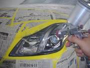 レンズリフォーマー塗装！レンズを新車本来の輝きに！仕上がりに満足いただけると思います。