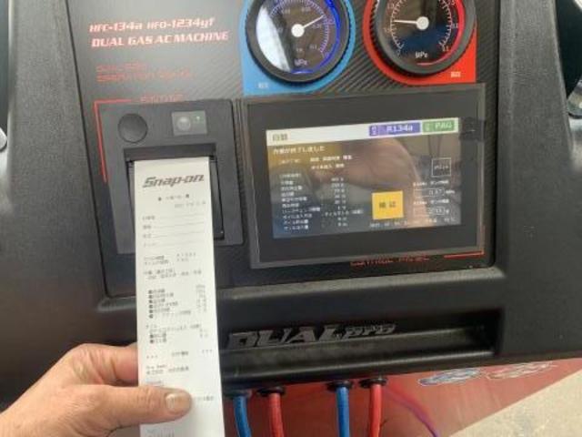 ダイハツ　ミライース　スナップオンエアコンリフレッシュ施工