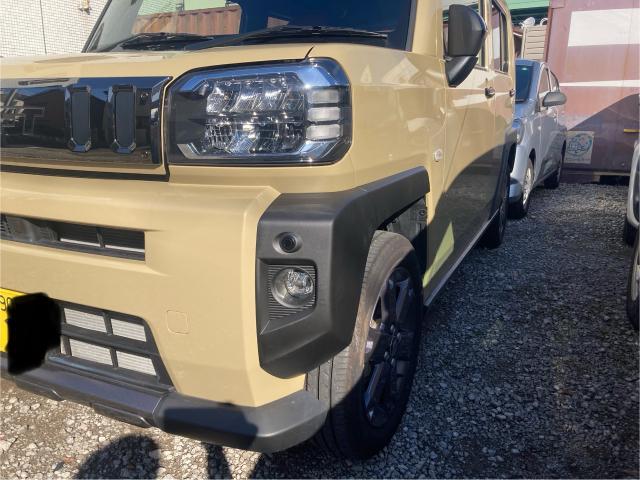 ダイハツ　タフト　フロント周り板金塗装修理
