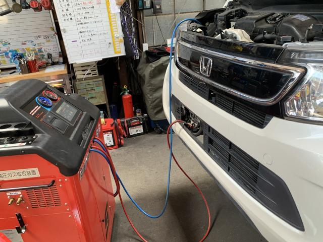 ホンダ　Ｎ－ＷＧＮ　スナップオンエアコンリフレッシュ施工