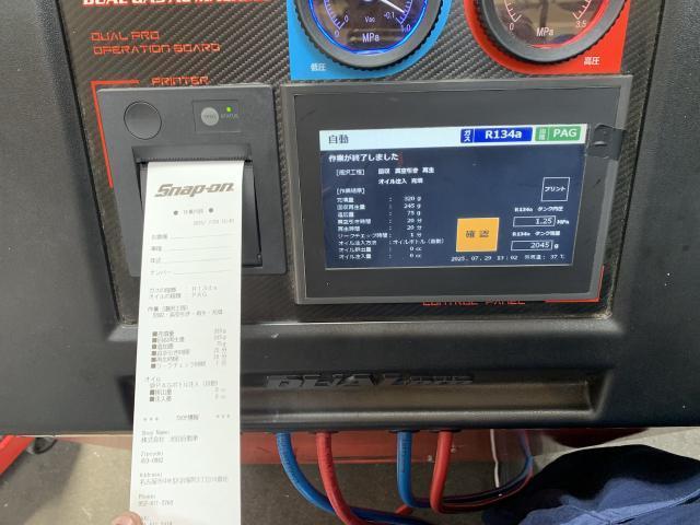 ホンダ　Ｎ－ＷＧＮ　スナップオンエアコンリフレッシュ施工