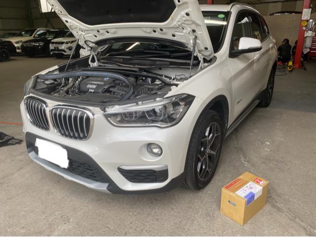 BMW X1 持ち込み　バッテリー交換　名古屋市中川区　中村区