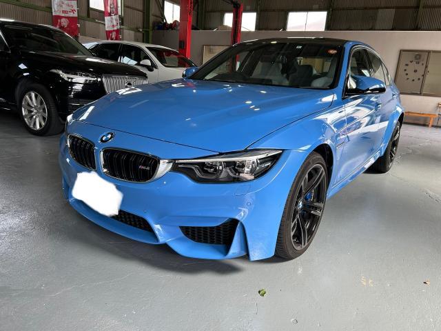 BMW M3 持ち込み　サイドステップ取り付け　名古屋市中川区　名古屋市昭和区