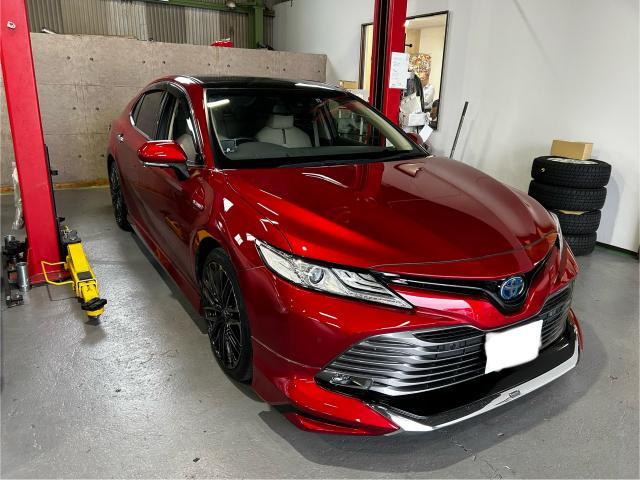カムリ モデリスタ トランクスポイラー 取り付け 名古屋市中川区 カムリ モデリスタ トランクスポイラー 取り付け 名古屋市中川区