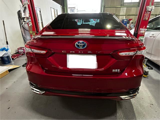 カムリ モデリスタ トランクスポイラー 取り付け 名古屋市中川区 カムリ モデリスタ トランクスポイラー 取り付け 名古屋市中川区