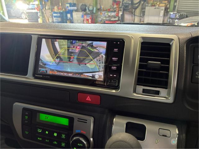トヨタ ハイエースワゴン ナビ、ドラレコ 取り付け 名古屋市中川区 清須市 北名古屋市