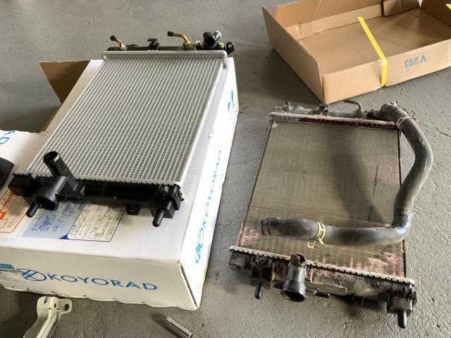 ダイハツ　L175S  ムーヴ　車検　ラジエーター交換　オイル交換　名古屋市中川区　名古屋市天白区　