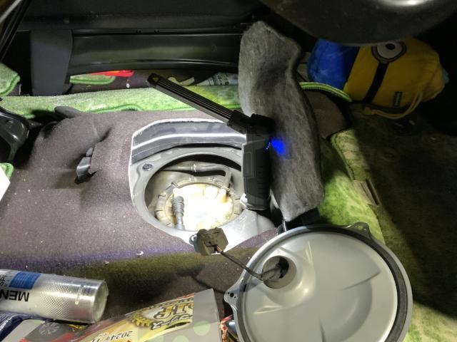 ホンダ　Ｎ－ＢＯＸカスタム　車検整備　フューエルポンプパッキン交換　名古屋市中川区　名古屋市東区　海津市