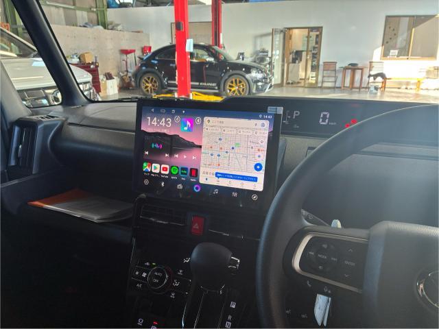 ダイハツ　タント　PORMIDO Androidディスプレイオーディオ　デジタルミラー　取り付け　名古屋市中川区　守山区　名東区