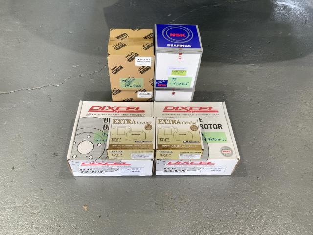 トヨタ　プリウス　ハブベアリング　ブレーキ　ホイール交換　名古屋市中川区　名古屋市中村区