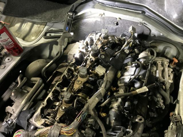 トヨタ　ハイエースバン　ディーゼルインジェクター交換　名古屋市中川区　名古屋市南区　弥富市