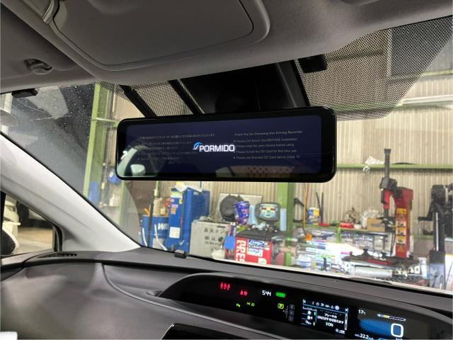 トヨタ　プリウス　PORMIDO デジタルミラー　取り付け　名古屋市中川区　尾張旭市　瀬戸市