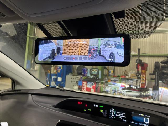 トヨタ　プリウス　PORMIDO デジタルミラー　取り付け　名古屋市中川区　尾張旭市　瀬戸市