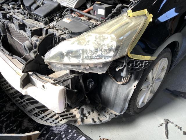 トヨタ　プリウスα　USヘッドライト取り付け　LEDフォグ取り付け　名古屋市中川区　名古屋市千種区　東海市