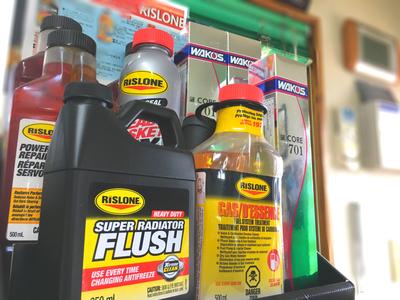 アメ車のエンジン性能を高めるケミカル品！