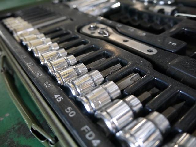 整備工具にも拘っています！