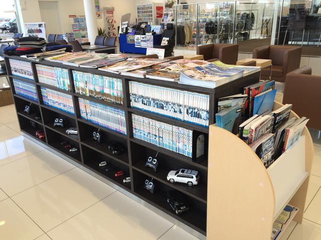 雑誌も豊富、飽きません。