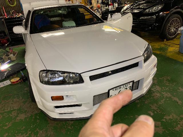 日産 R34型スカイライン バイパー3305Ｖ取り付け施工一式