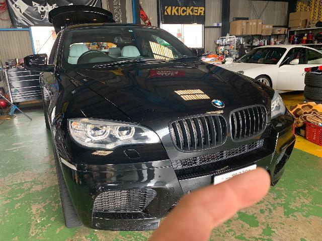 BMW E71型 X6M ヒッチメンバーテール配線加工一式