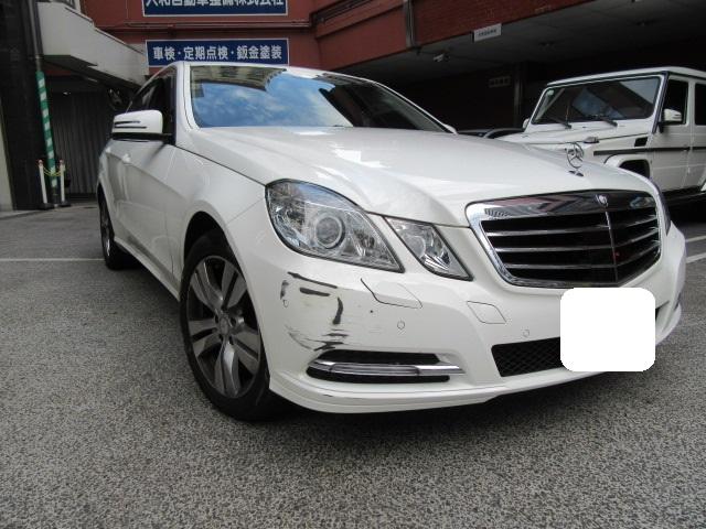 Ｅ２５０（２１２）　１年点検＆鈑金塗装