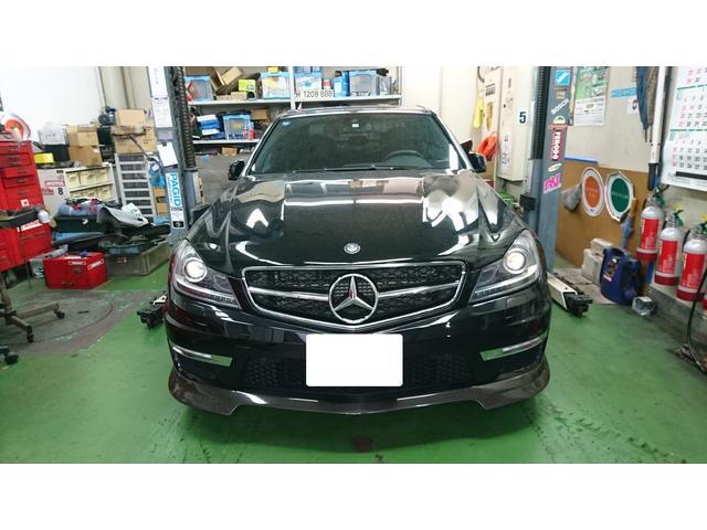 ベンツＣ６３ＡＭＧ（２０４）　ＡＢＳ警告灯点灯点検