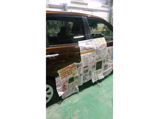 トヨタ・スペイド　安城市・刈谷市・知立市・豊田市・岡崎市　キズへこみ・綺麗に安く修理！早い！