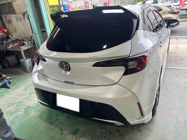 トヨタ　カローラスポーツ　安城市・刈谷市・知立市・豊田市・岡崎市　キズ凹み・修理！安い！

