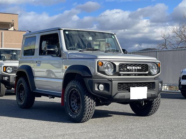 ジムニーシエラ　JB74W　ホイール・タイヤ・グリル交換　マッドフラップ取付　三重県　伊賀市