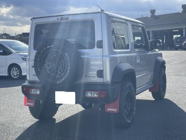 ジムニーシエラ　JB74W　ホイール・タイヤ・グリル交換　マッドフラップ取付　三重県　伊賀市