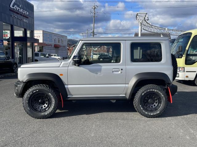 ジムニーシエラ　JB74W　ホイール・タイヤ・グリル交換　マッドフラップ取付　三重県　伊賀市