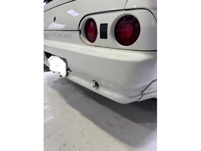 岐阜県より日産　スカイライン　GT-R32  板金・外装補修  追突事故　みよし市東郷町豊田市豊明市刈谷市日進市