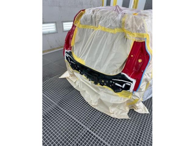 名古屋市よりトヨタ　アクア　板金・外装補修　事故修理　追突　みよし市東郷町豊田市豊明市刈谷市日進市