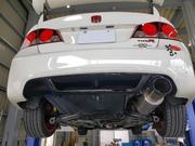 ホンダ シビックタイプR FD2 ジェイズレーシング 中間パイプ エンドマフラー 交換 ホンダ シビックタイプR FD2 ジェイズレーシング 中間パイプ エンドマフラー 交換