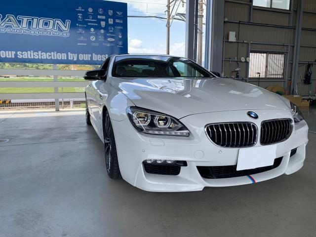 BMW　640i ZSS車高調持込取付　三重県　四日市市　菰野町　四日市ｲﾝﾀｰ　鈴鹿市　桑名市　津市　松阪市　伊勢市　高角駅　桜駅