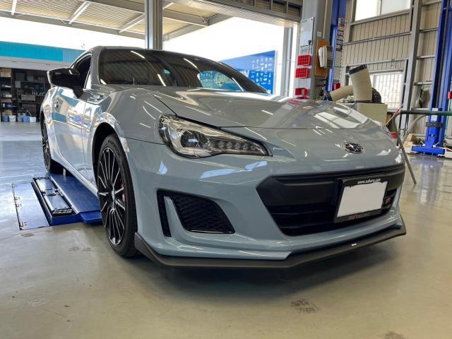 スバル BRZ ZC6 STIフロントリップスポイラー 持込取付 三重県 四日市市 菰野 スバル BRZ ZC6 STIフロントリップスポイラー 持込取付 三重県 四日市市 菰野