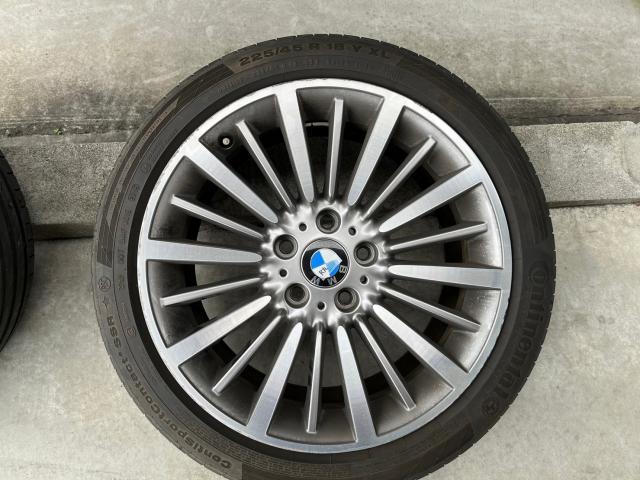 BMW 320iツーリング MINERVA オールシーズンタイヤ 225/45R18 交換 純正ホイール BMW 320iツーリング MINERVA オールシーズンタイヤ 225/45R18 交換 純正ホイール