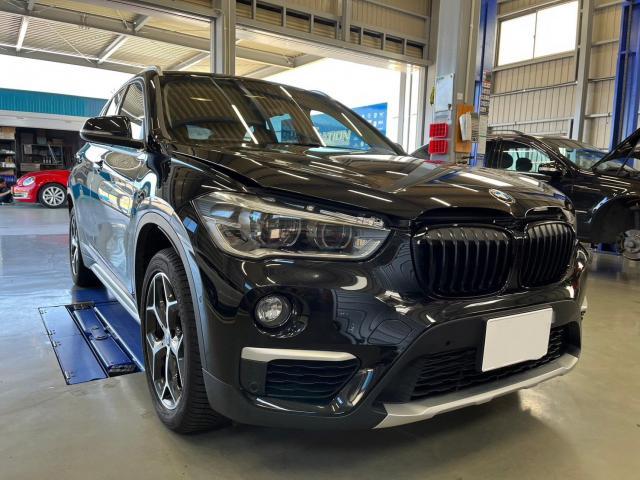 BMW X1 ｺﾑﾃｯｸ前後ﾄﾞﾗﾚｺ　ZDR035取付　ﾊﾞｯﾃﾘｰ交換　　三重県　四日市市　菰野町　四日市ｲﾝﾀｰ　鈴鹿市　桑名市　津市　松阪市　伊勢市 高角駅　桜駅
