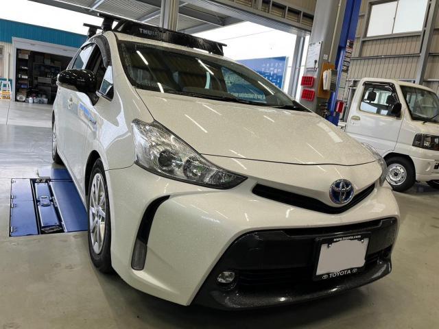 トヨタ プリウスα 純正サスペンション戻し 三重県 四日市市 菰野町 四日市 トヨタ プリウスα 純正サスペンション戻し 三重県 四日市市 菰野町 四日市