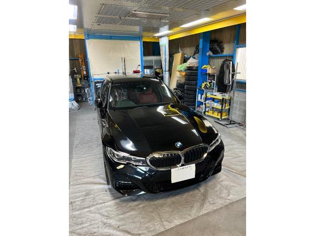 BMW ３シリーズ　キズ・へこみ直し　※販売　買取　車検　整備　故障　事故修理　板金　塗装　輸入車　ロードスター  レストア　全塗装　カスタム　車高調　マフラー　エアロ　エンジンオイル交換　岐阜　愛知　柳津　羽島　岐南　笠松　一宮　名古屋