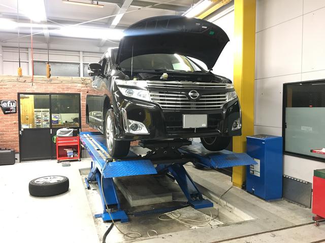 ニッサン エルグランド ブレーキ修理 高山市のお客様よりご依頼頂きました。