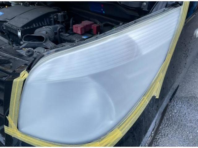 スズキ　パレット（MK21S）　ヘッドライトクリーニング【岐阜県土岐市、多治見市、瑞浪市、恵那市、中津川市、可児市】