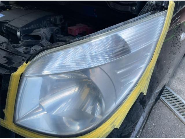 スズキ　パレット（MK21S）　ヘッドライトクリーニング【岐阜県土岐市、多治見市、瑞浪市、恵那市、中津川市、可児市】