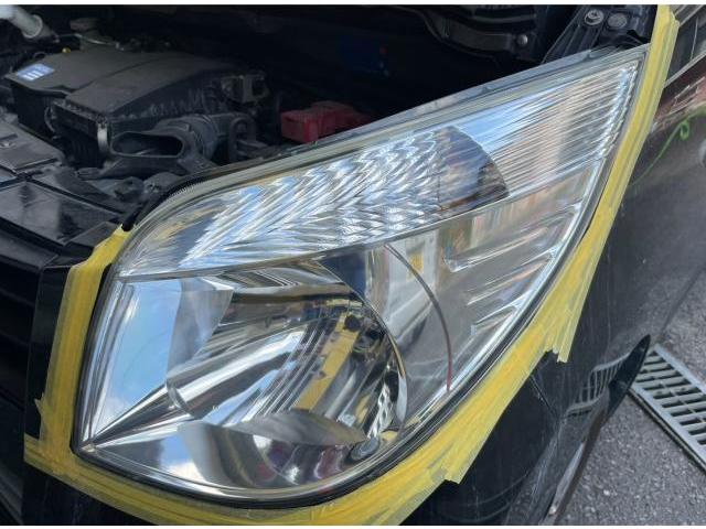 スズキ　パレット（MK21S）　ヘッドライトクリーニング【岐阜県土岐市、多治見市、瑞浪市、恵那市、中津川市、可児市】