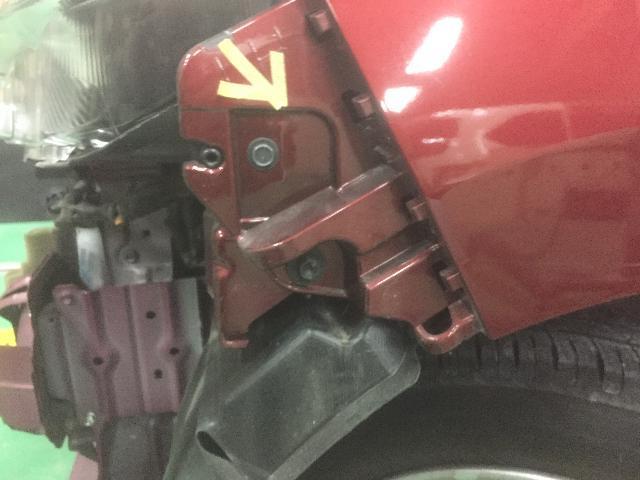 ムーブフロントバンパー修理塗装
安城市からのお客様