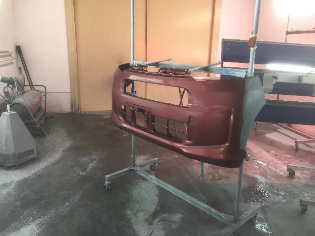 ムーブフロントバンパー修理塗装
安城市からのお客様