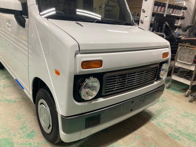 ホンダ　N-van モデストカーズ　ポケットvanキット
取り替え、塗装作業　　自社、展示車、レンタカー
