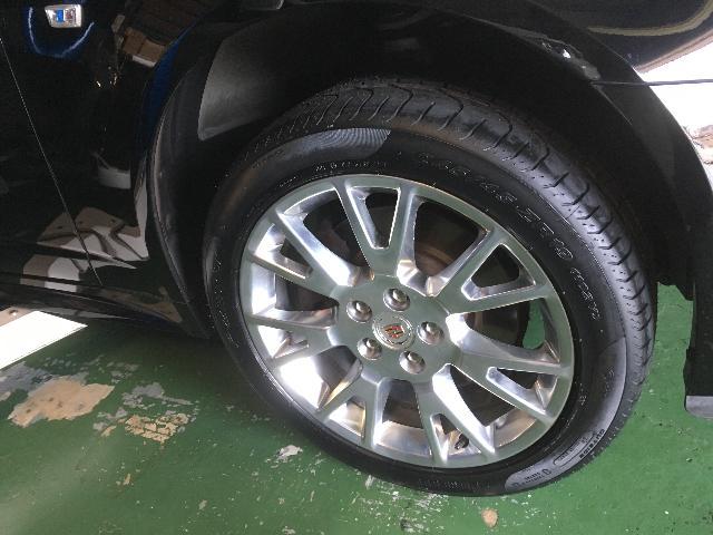 キャデラック CTS V6 車検代行  メンテナンス タイヤ交換、オイル交換、エレメント交換、ブレーキフルード交換、エアクリーナー交換 エアコンフィルター交換 バッテリー交換 名古屋市中川区