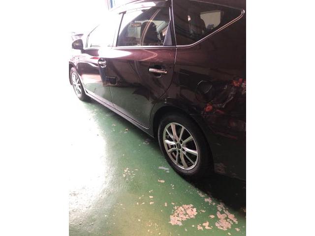 トヨタ　プリウスα タイヤ交換　タイヤMFA注入　名古屋市中川区