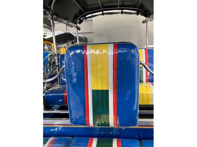 トゥクトゥクのシートを張り替えました#名古屋市緑区＃東海市＃名古屋市南区＃名古屋市瑞穂区＃大府市＃豊明市#トゥクトゥク#シート張り替え